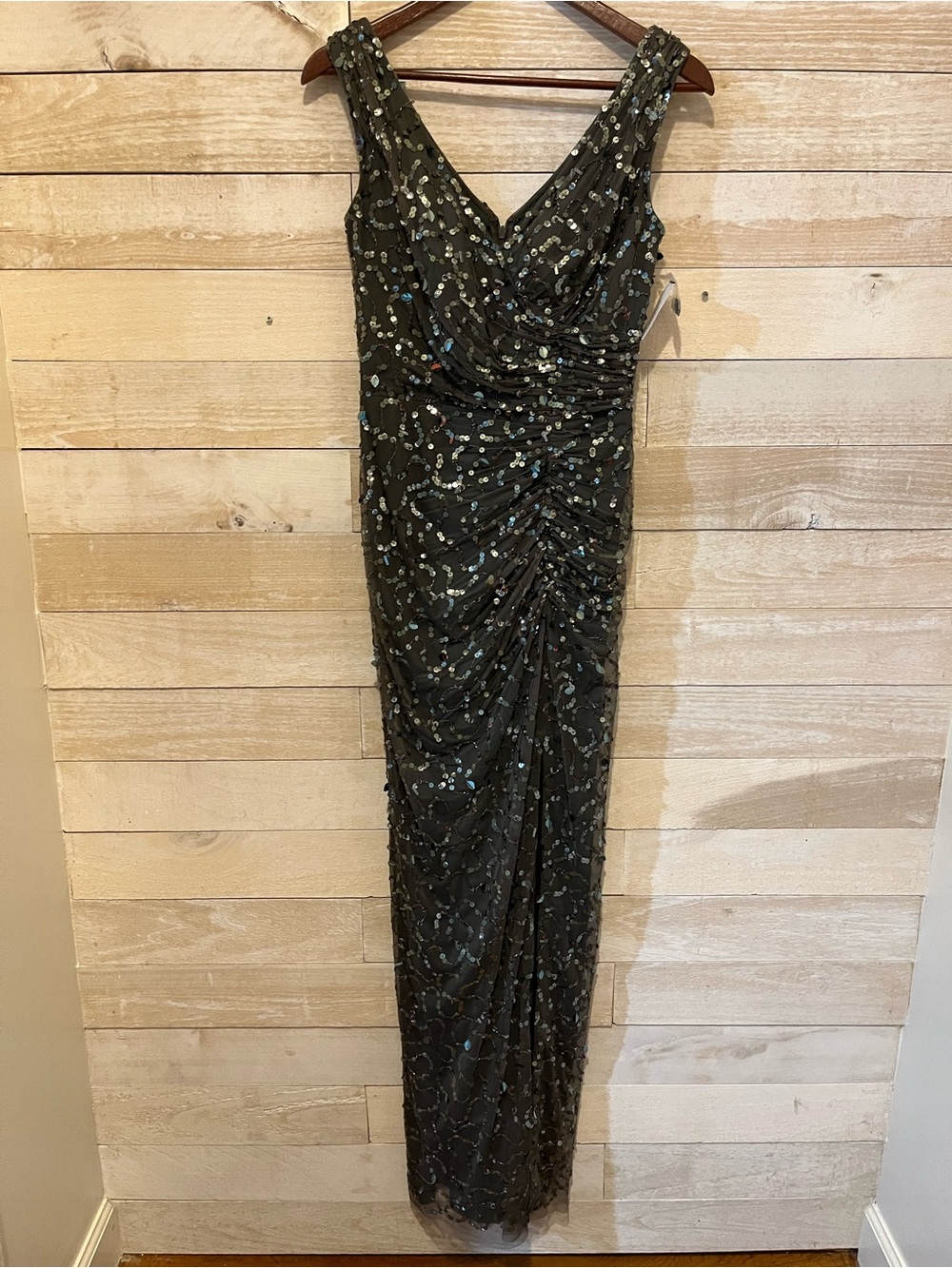 Galina Signature Sequin-Trim Dress